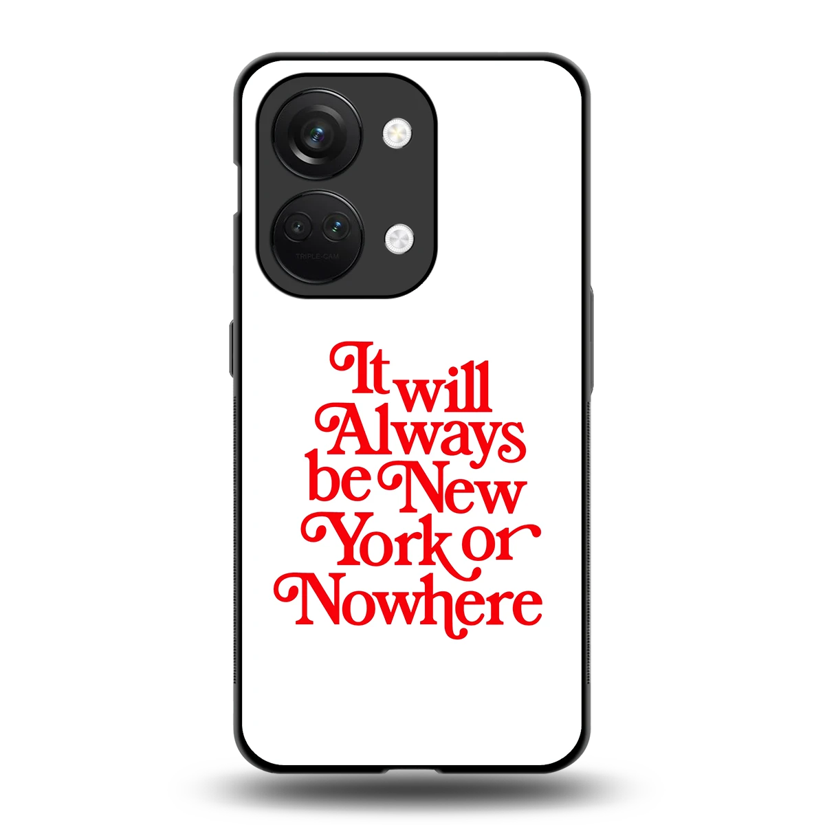 Newyorker back phone cover | glass case for oneplus nord 3