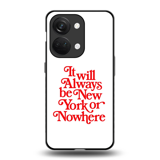 Newyorker back phone cover | glass case for oneplus nord 3