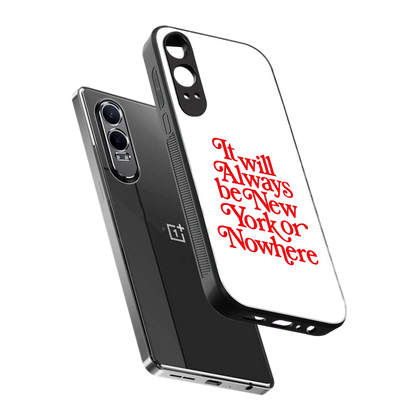 Newyorker sleek oneplus nord ce 4 lite cover with tempered glass back and TPU edges