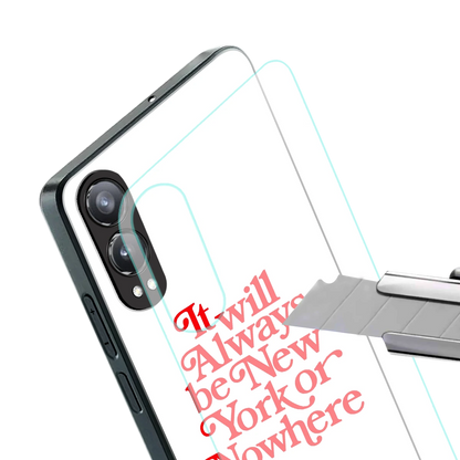 Newyorker stylish phone case for oneplus nord ce 4 lite | glossy glass and slim fit