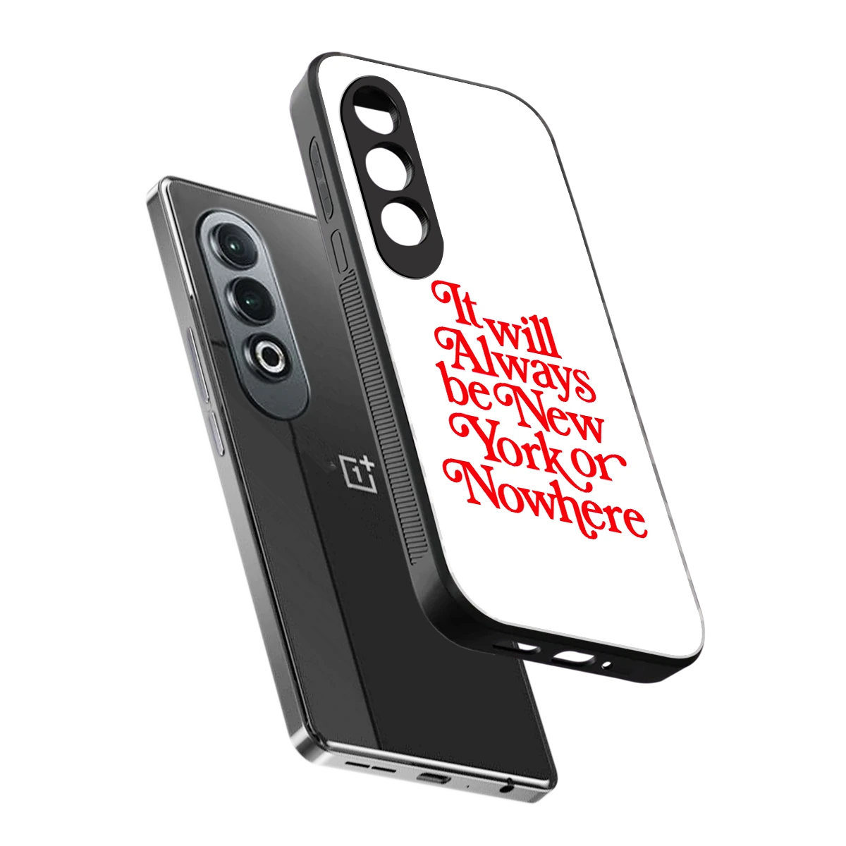 Newyorker sleek oneplus nord ce 4 cover with tempered glass back and TPU edges