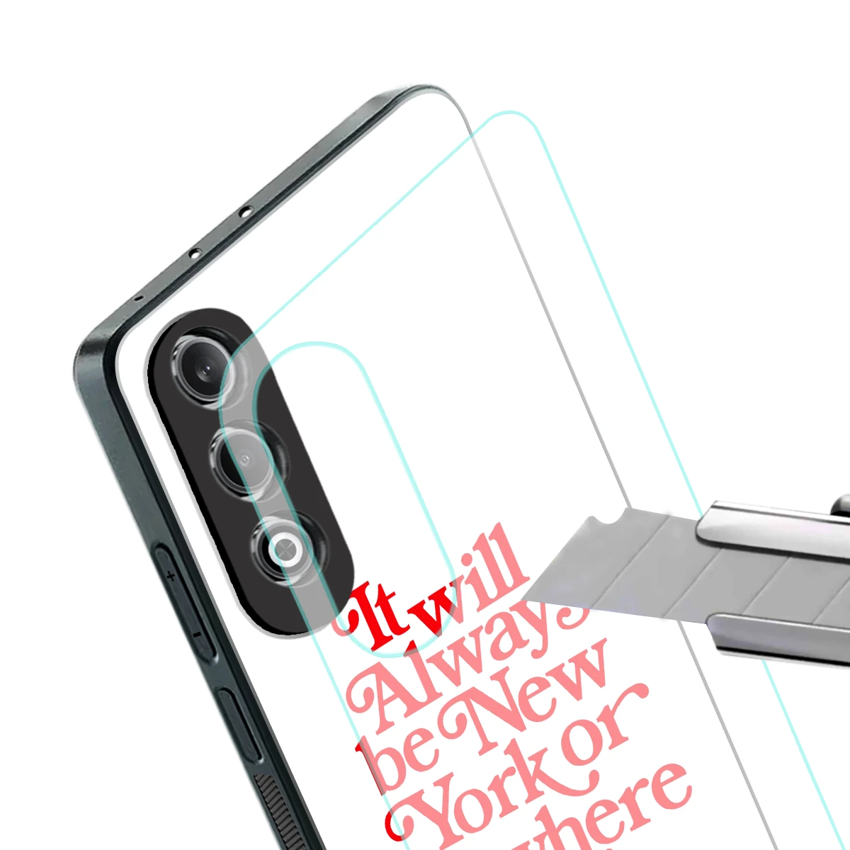 Newyorker stylish phone case for oneplus nord ce 4 | glossy glass and slim fit