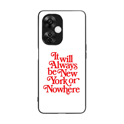Newyorker back phone cover | glass case for oneplus nord ce 3 lite