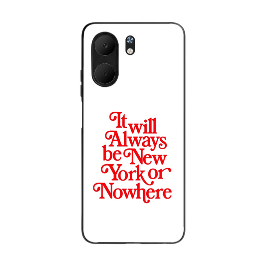 Newyorker back phone cover | glass case for oppo a5x 5g