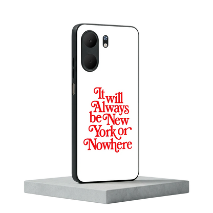 Newyorker oppo a5x 5g mobile cover | shockproof glass phone case