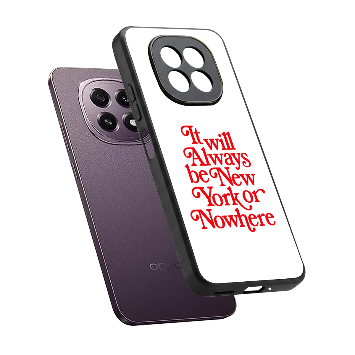Newyorker sleek oppo f29 5g cover with tempered glass back and TPU edges