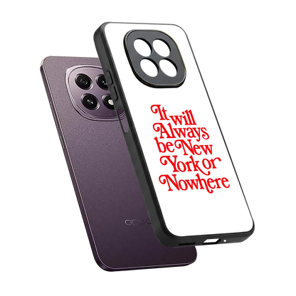 Newyorker sleek oppo f29 5g cover with tempered glass back and TPU edges