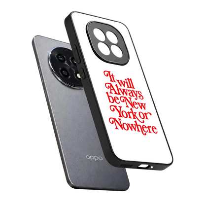 Newyorker sleek oppo f29 pro 5g cover with tempered glass back and TPU edges