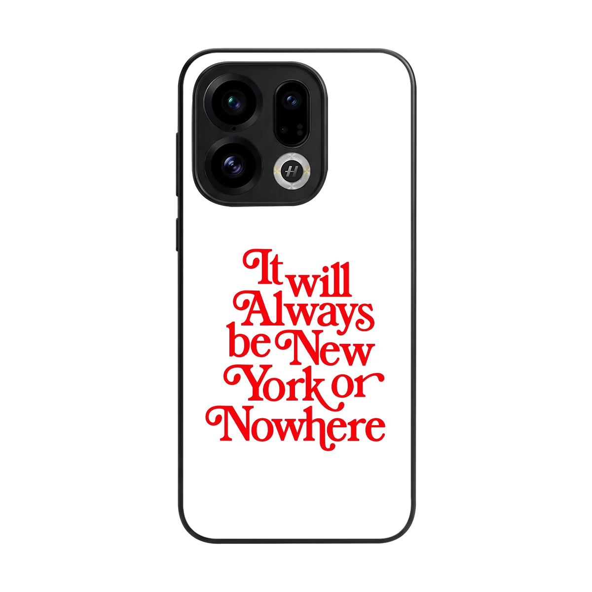 Newyorker back phone cover | glass case for oppo find x9