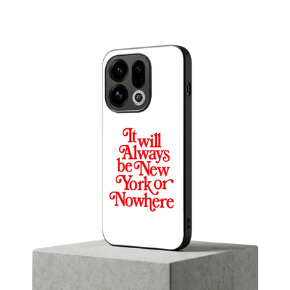 Newyorker oppo find x9 mobile cover | shockproof glass phone case