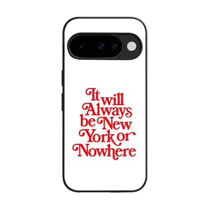 Newyorker back phone cover | glass case for google pixel 10