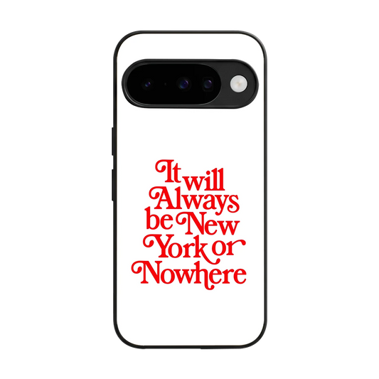 Newyorker back phone cover | glass case for google pixel 10