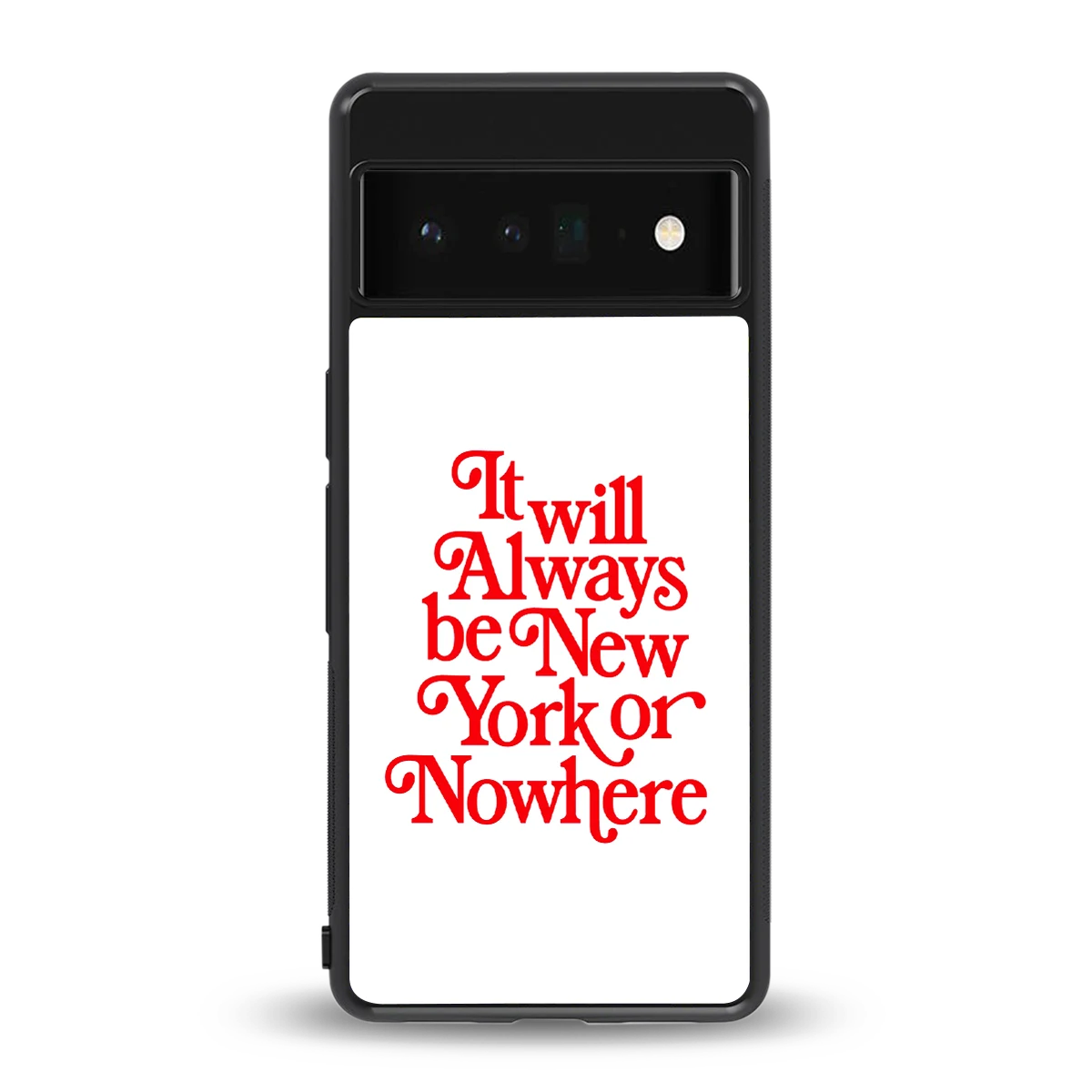 Newyorker back phone cover | glass case for google pixel 6 pro