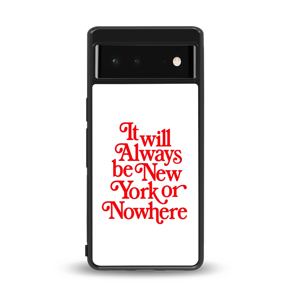 Newyorker back phone cover | glass case for google pixel 6