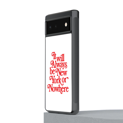 Newyorker stylish phone case for google pixel 6 | glossy glass and slim fit