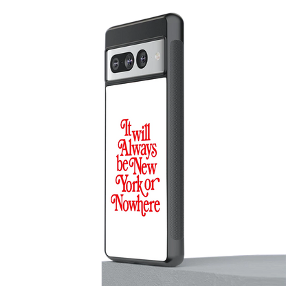 Newyorker stylish phone case for google pixel 7 pro | glossy glass and slim fit