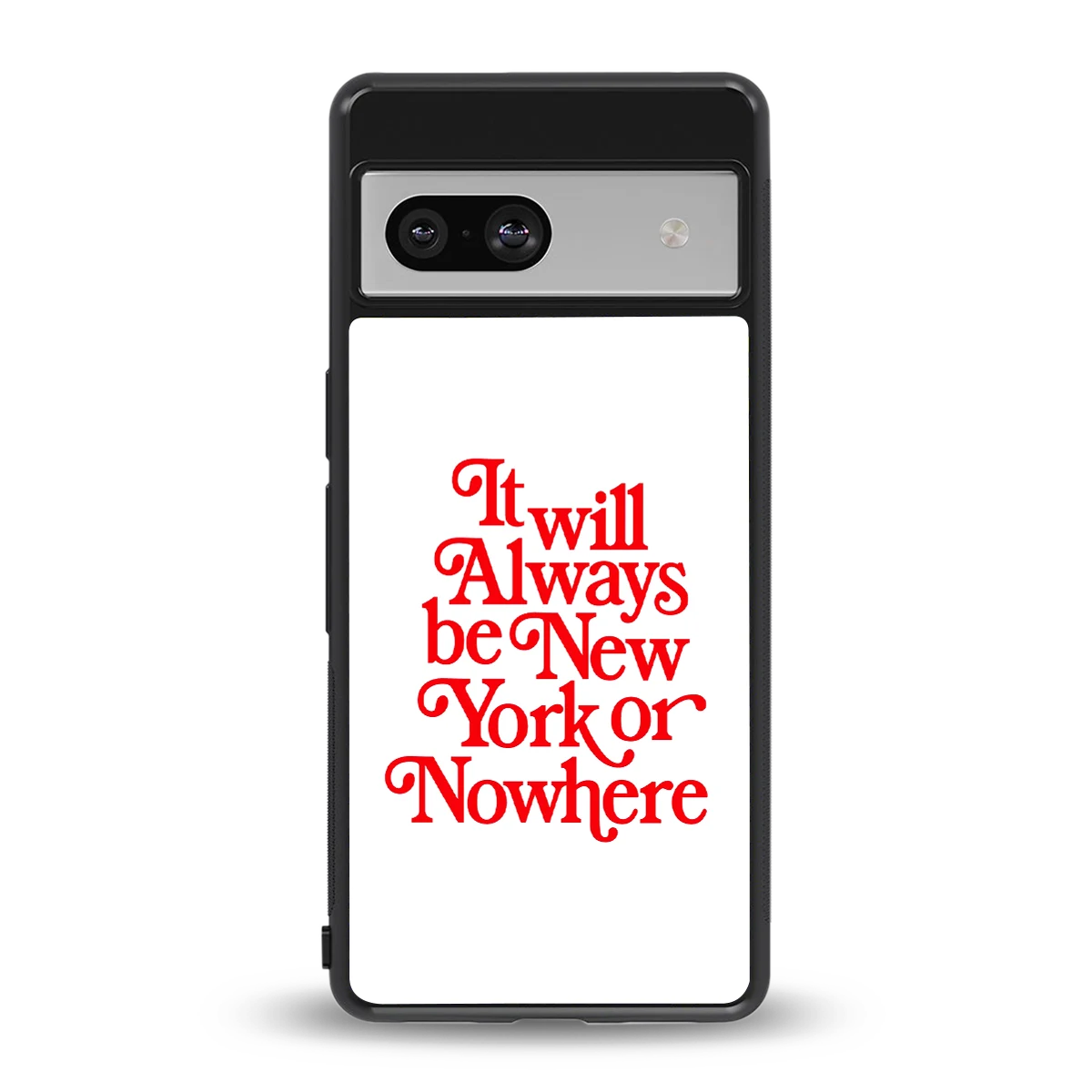 Newyorker back phone cover | glass case for google pixel 7a