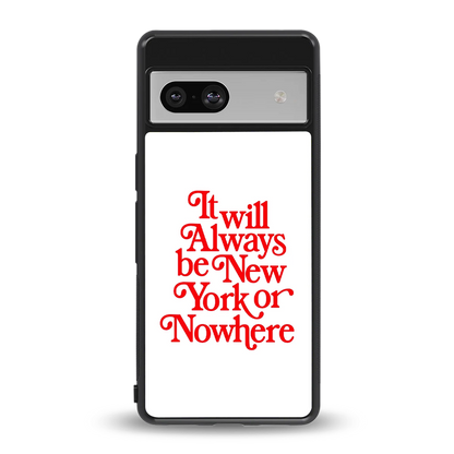 Newyorker back phone cover | glass case for google pixel 7