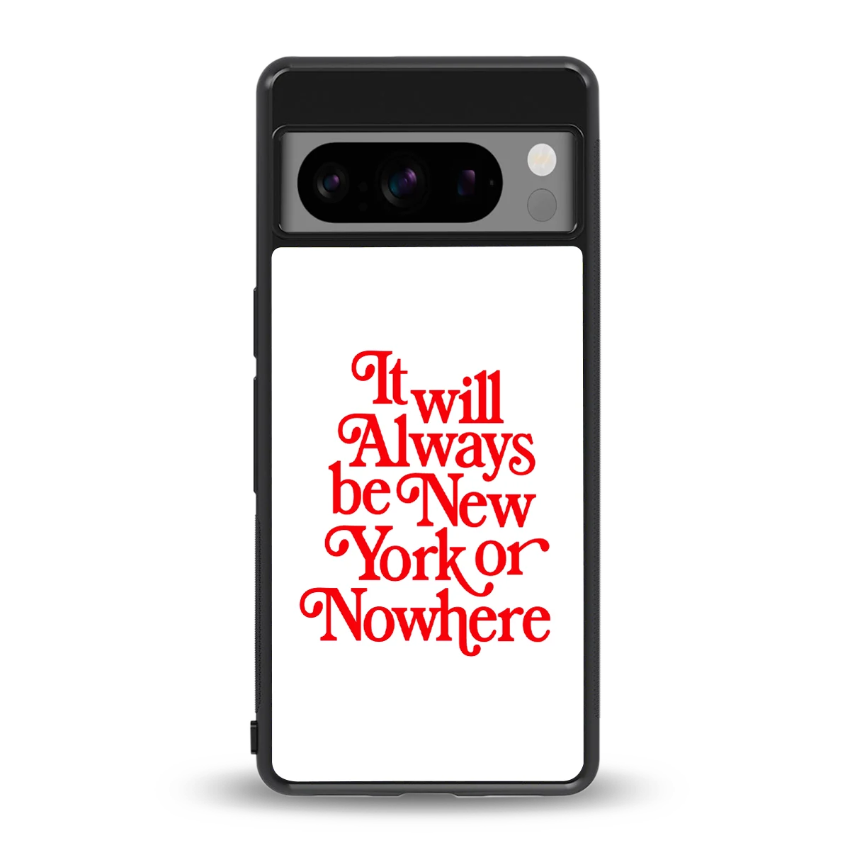 Newyorker back phone cover | glass case for google pixel 8 pro
