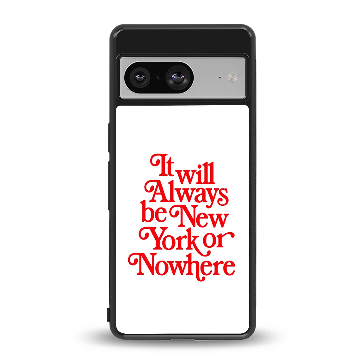 Newyorker back phone cover | glass case for google pixel 8