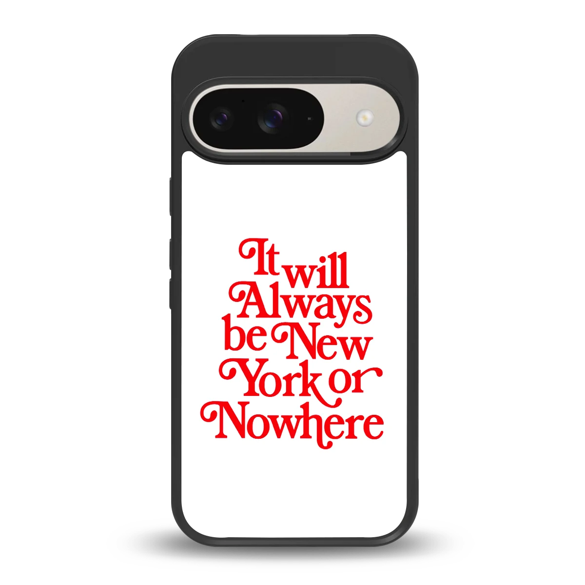 Newyorker back phone cover | glass case for google pixel 9