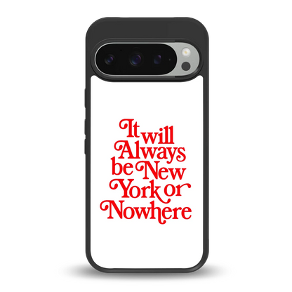 Newyorker back phone cover | glass case for google pixel 9 pro