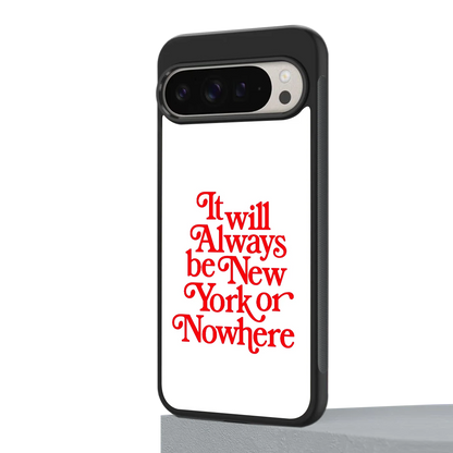 Newyorker google pixel 9 pro mobile cover | shockproof glass phone case