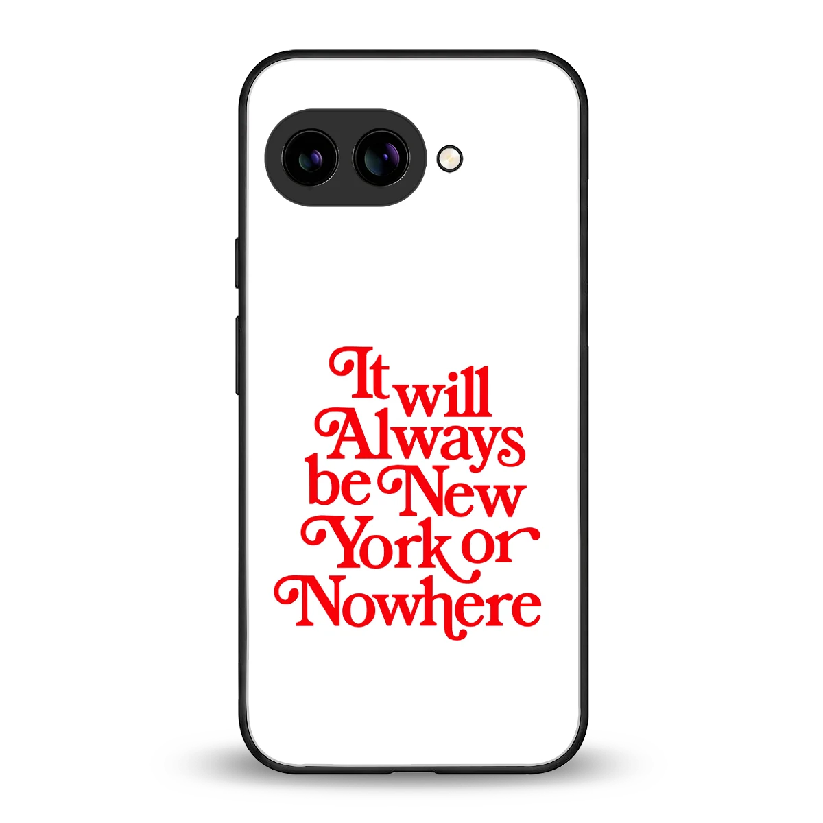 Newyorker back phone cover | glass case for google pixel 10a
