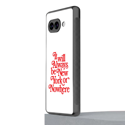 Newyorker google pixel 10a mobile cover | shockproof glass phone case