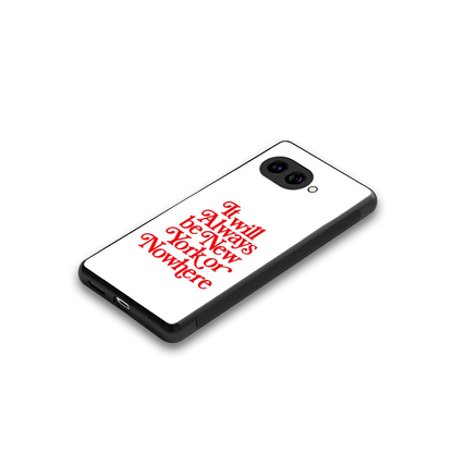 Newyorker stylish phone case for google pixel 10a | glossy glass and slim fit