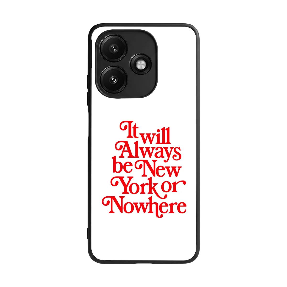 Newyorker back phone cover | glass case for redmi 12 5g