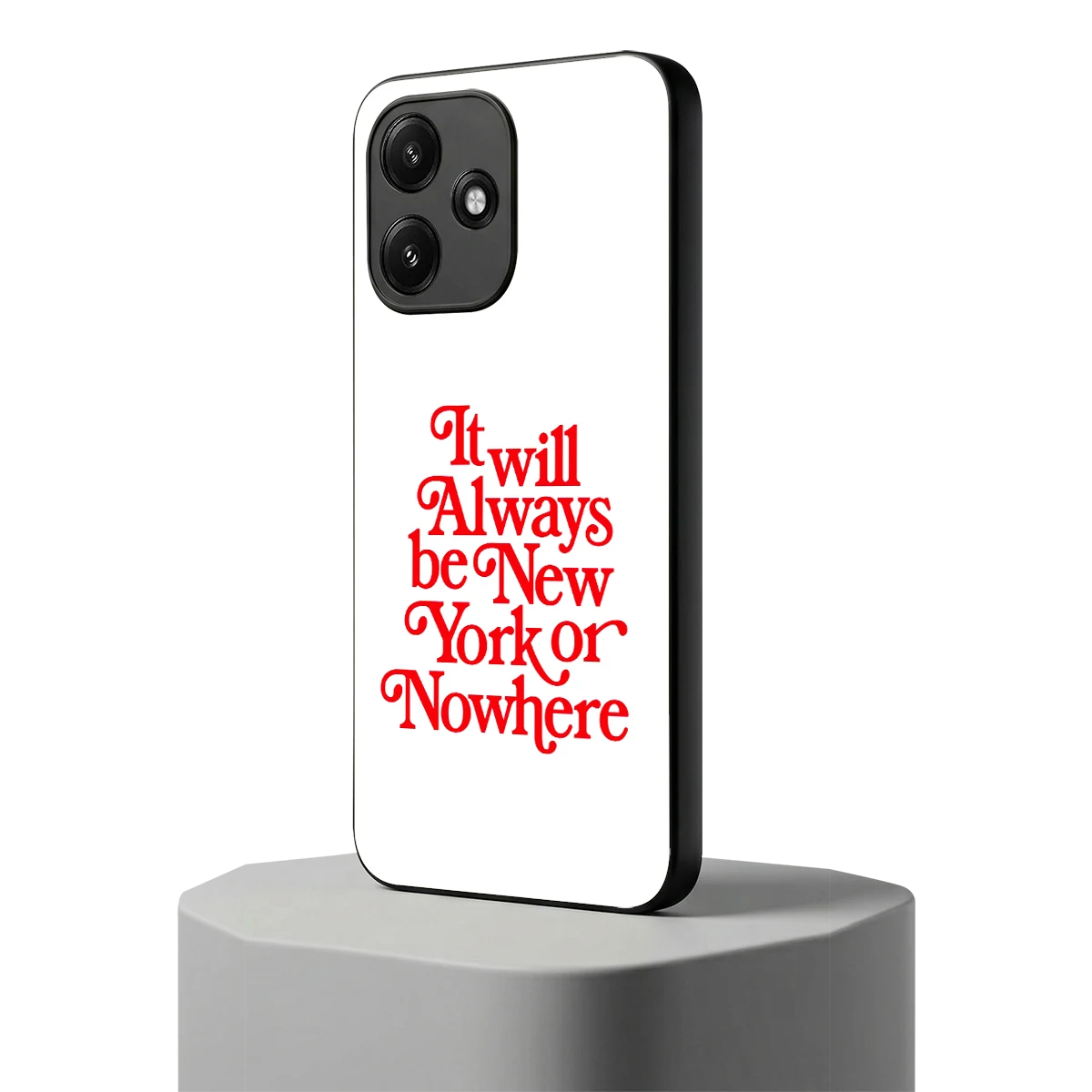 Newyorker redmi 12 5g mobile cover | shockproof glass phone case
