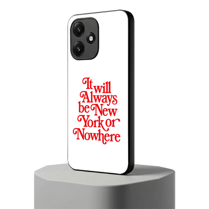 Newyorker redmi 12 5g mobile cover | shockproof glass phone case