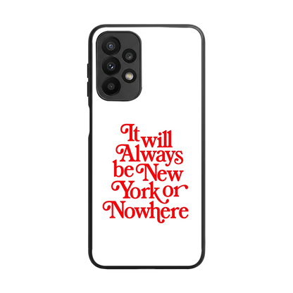 Newyorker back phone cover | glass case for samsung galaxy a23
