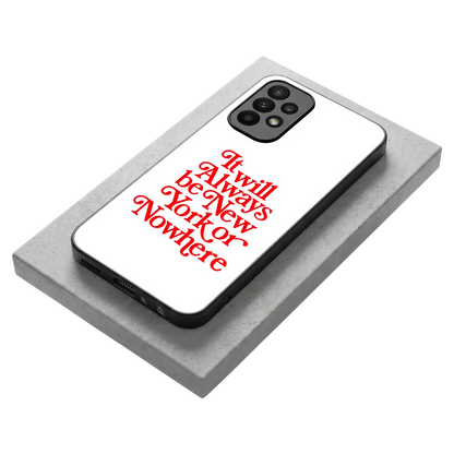 Newyorker stylish phone case for samsung galaxy a23 | glossy glass and slim fit