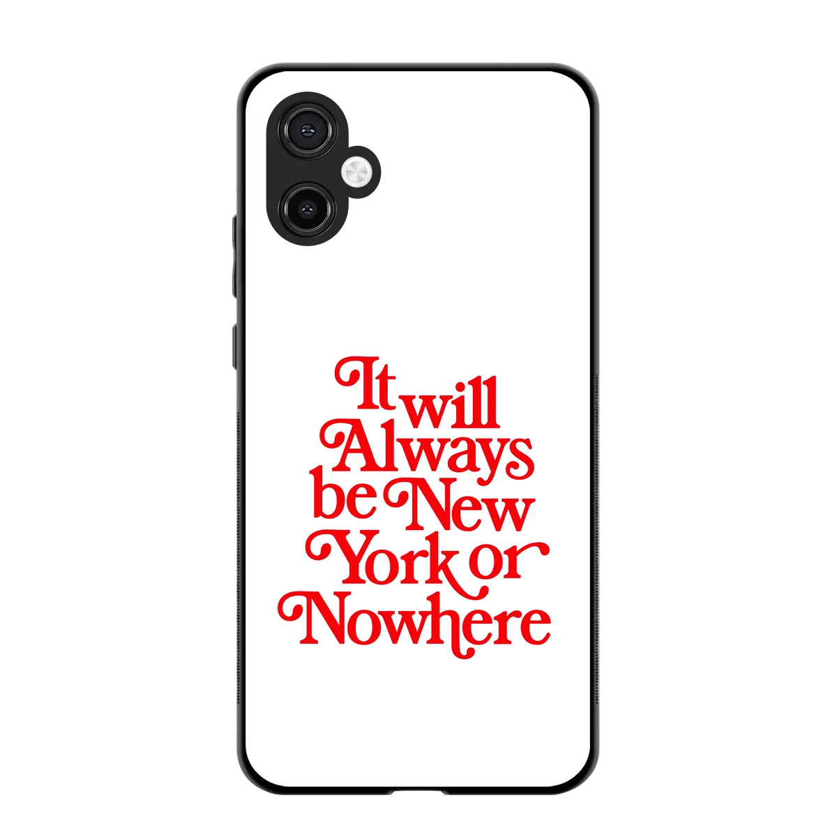 Newyorker back phone cover | glass case for samsung galaxy a06 5g
