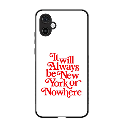 Newyorker back phone cover | glass case for samsung galaxy a06 5g