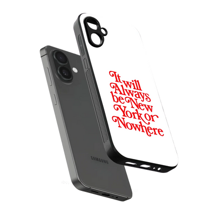 Newyorker sleek samsung galaxy a06 5g cover with tempered glass back and TPU edges