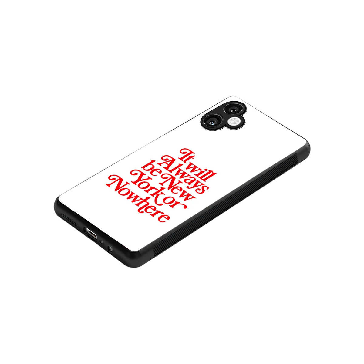 Newyorker stylish phone case for samsung galaxy a06 5g | glossy glass and slim fit