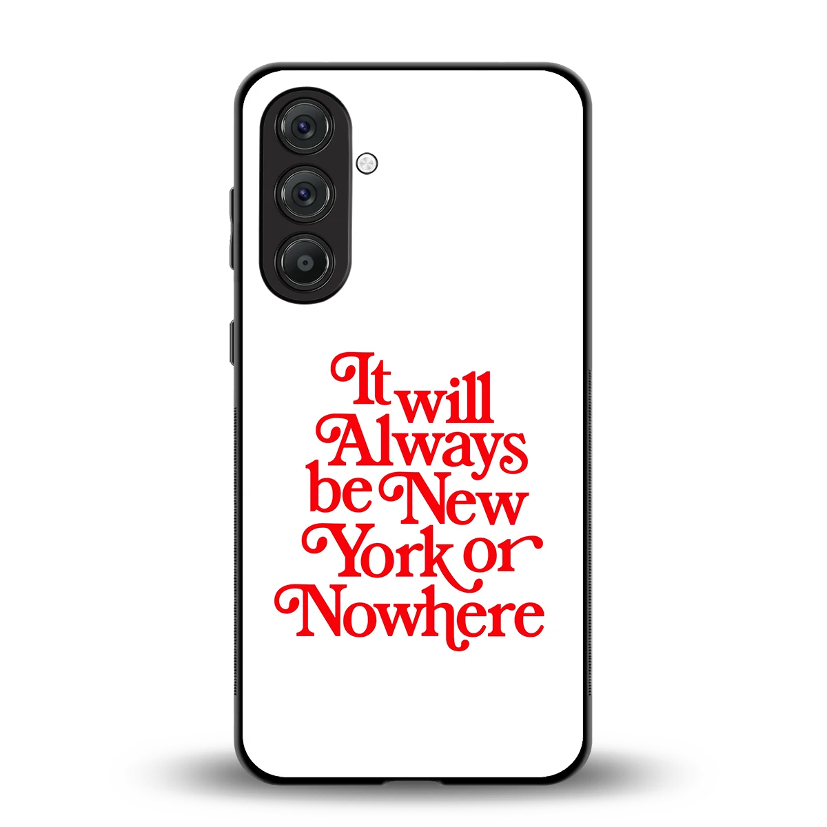 Newyorker back phone cover | glass case for samsung galaxy m35 5g