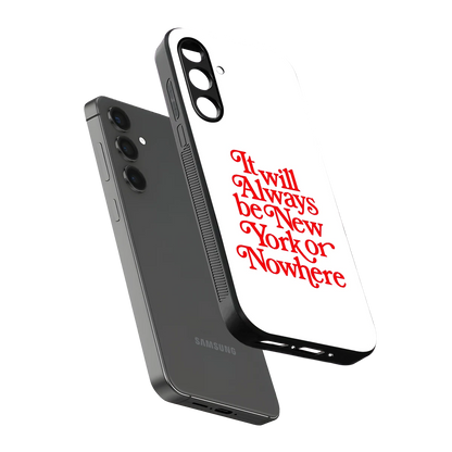 Newyorker sleek samsung galaxy m35 5g cover with tempered glass back and TPU edges