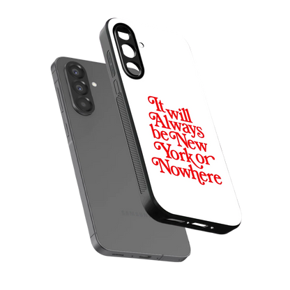 Newyorker sleek samsung galaxy a56 5g cover with tempered glass back and TPU edges