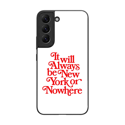 Newyorker back phone cover | glass case for samsung galaxy s22