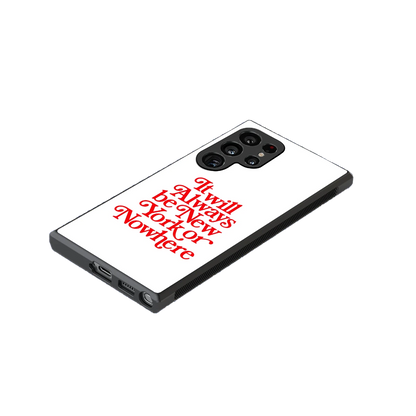 Newyorker stylish phone case for samsung galaxy s23 ultra | glossy glass and slim fit