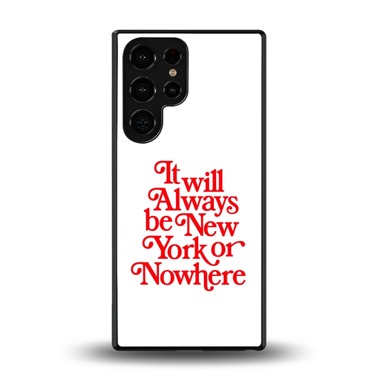 Newyorker back phone cover | glass case for samsung galaxy s25 ultra