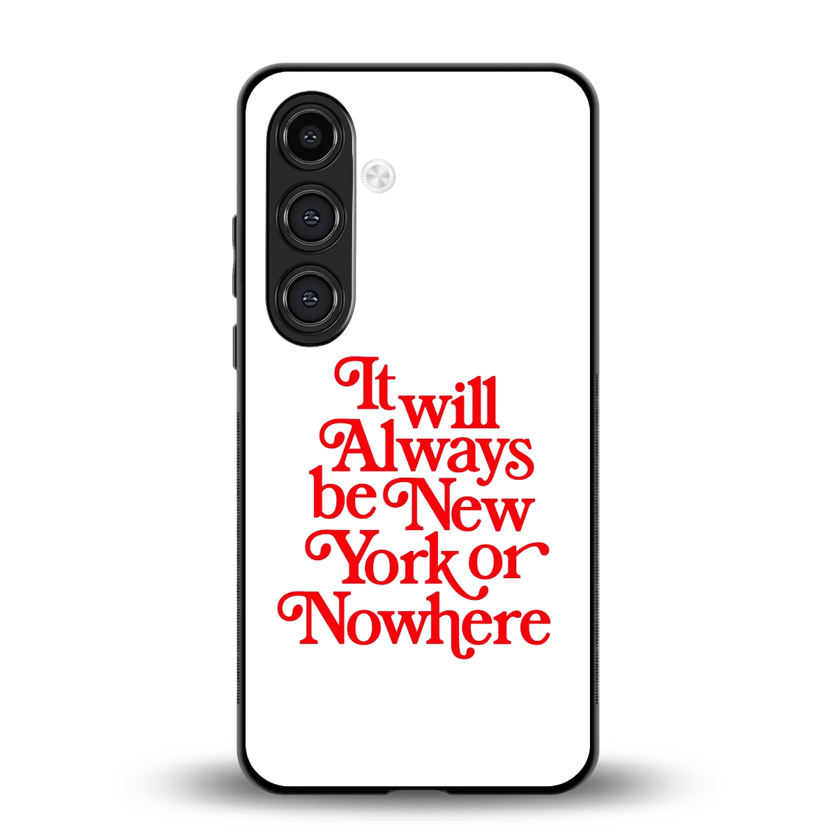 Newyorker back phone cover | glass case for samsung galaxy s25 fe