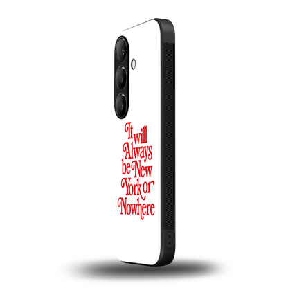 Newyorker samsung galaxy s24 mobile cover | shockproof glass phone case
