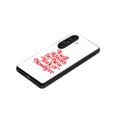 Newyorker stylish phone case for samsung galaxy s24 | glossy glass and slim fit