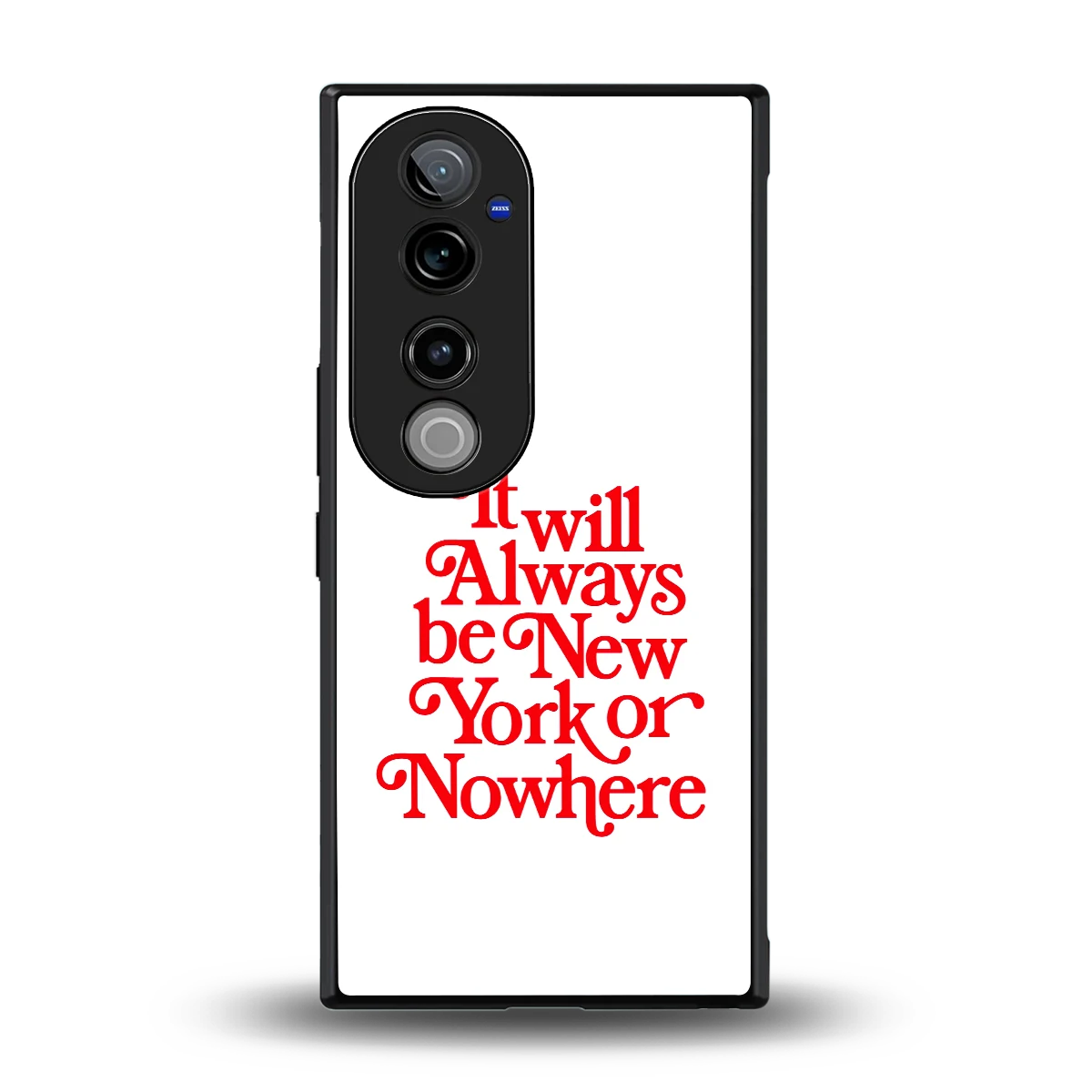 Newyorker back phone cover | glass case for vivo v40 pro