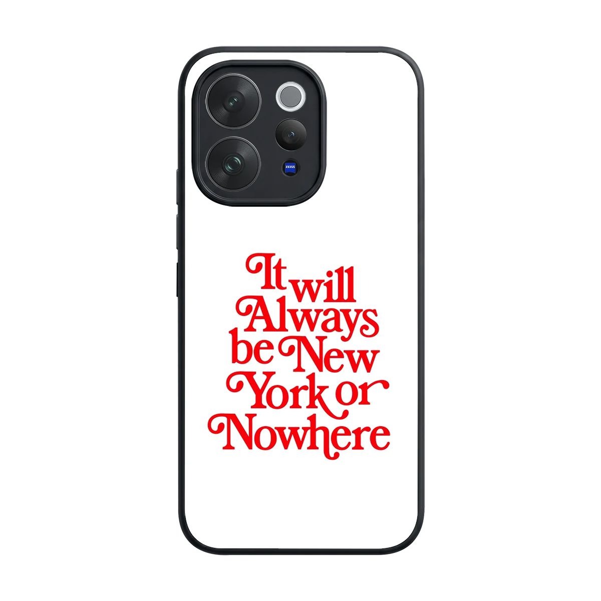 Newyorker back phone cover | glass case for vivo v70